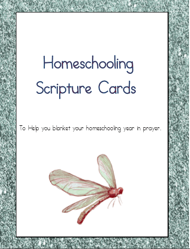 Scripture Cards for Your Homeschooling Year