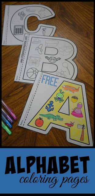 Free Alphabet Coloring Sheets
