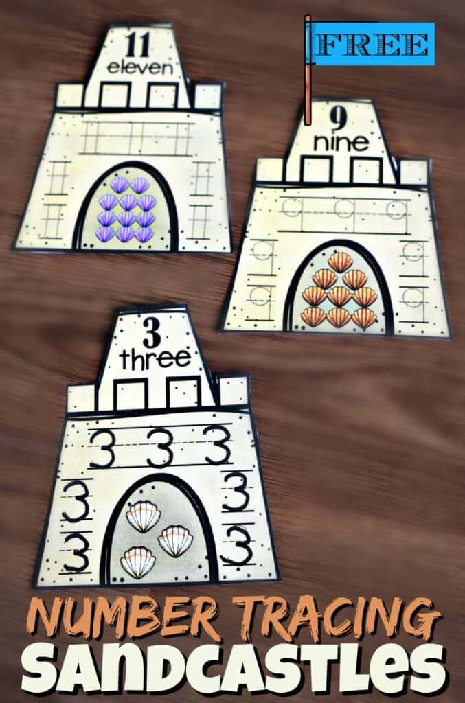 Sandcastle Number Tracing