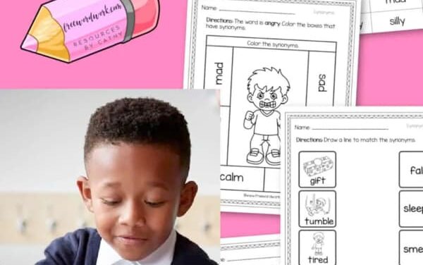 Beginning Synonym Worksheets