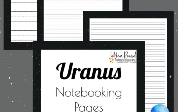 Uranus Notebooking Pages