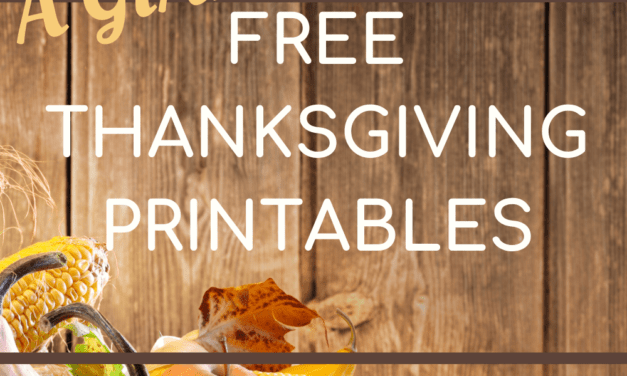 A Giant List of FREE Thanksgiving Printables