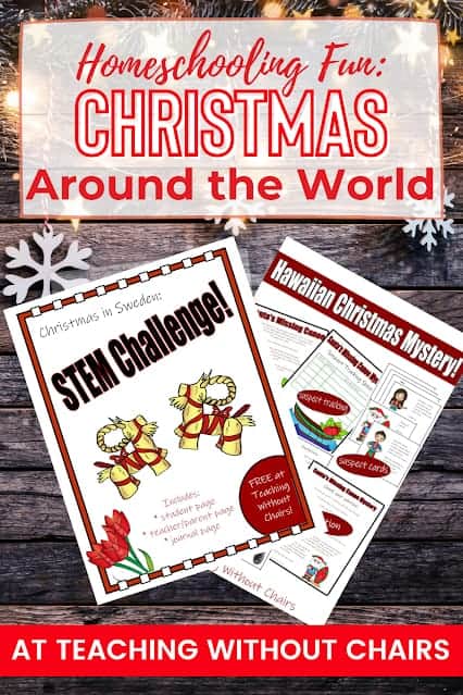 I'm doing a Christmas Around the World unit with my kids this year, and I'd love to share it with you!