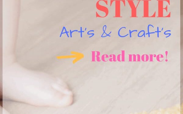 How to Approach Arts and Crafts Montessori Style