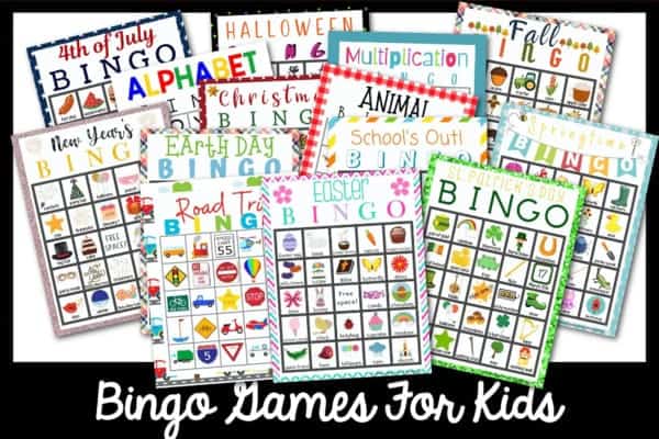 These Free Bingo Games for Kids are a great way to engage your children.